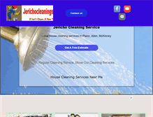Tablet Screenshot of jerichocleaningservice.com